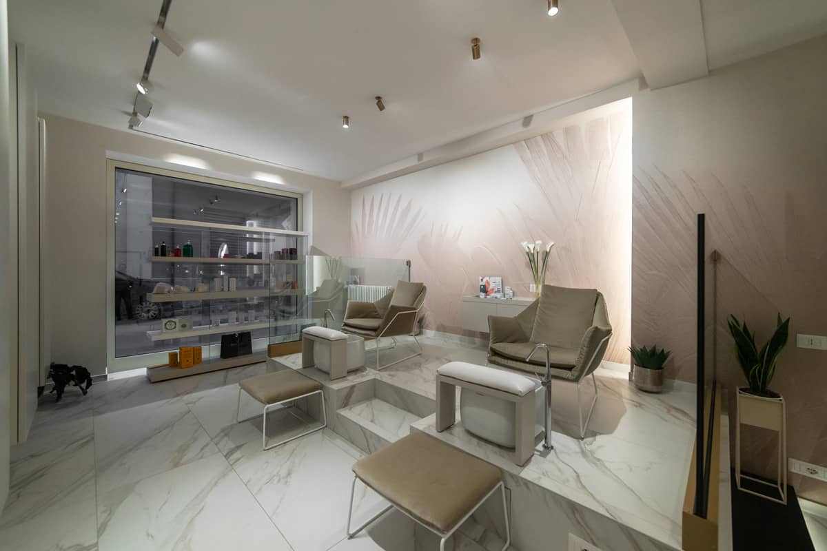 progetto interior design centro estetico